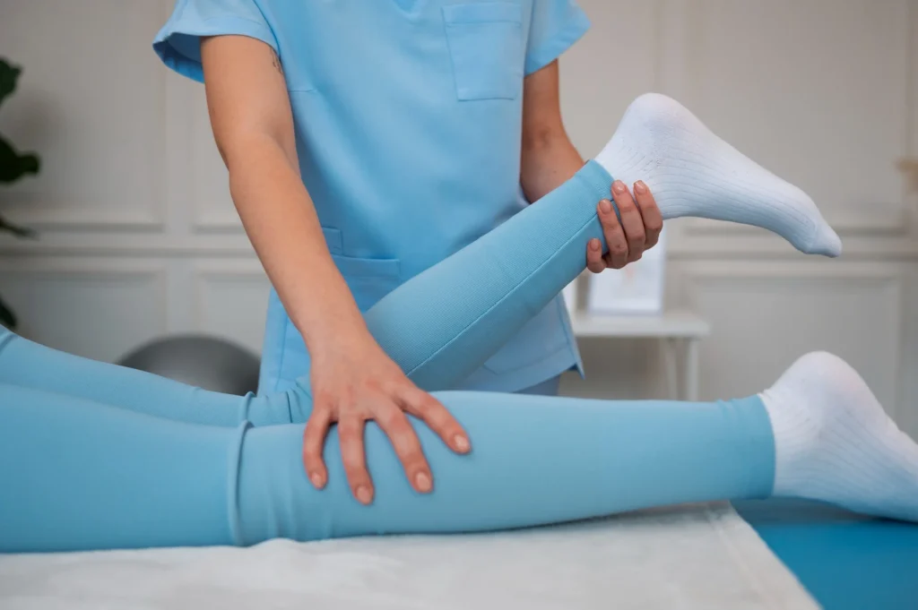 Fisioterapia para prótesis de rodilla